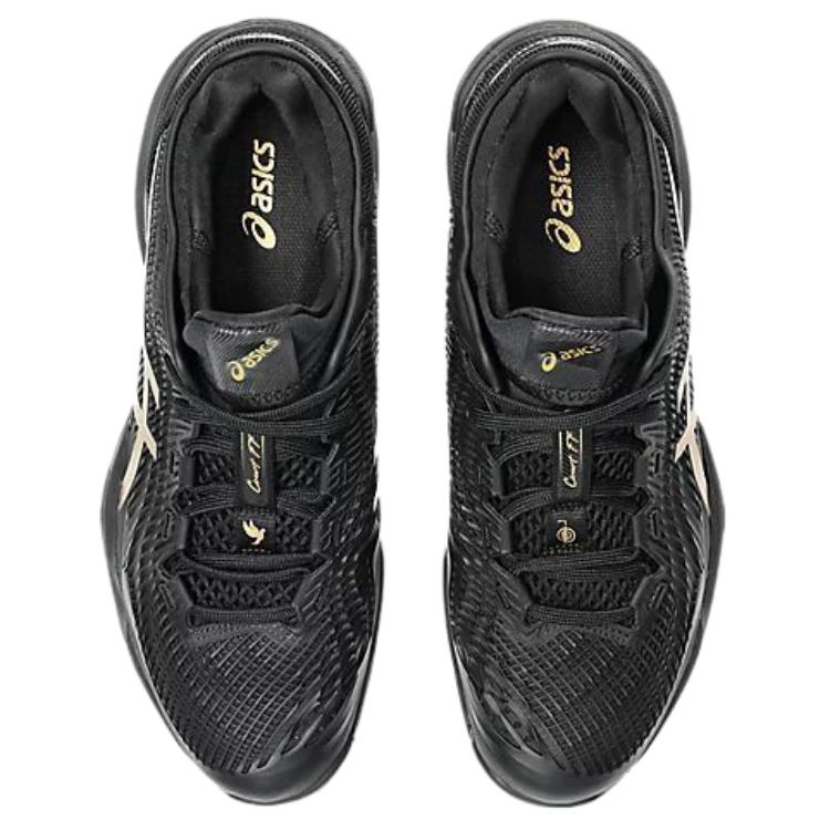 Asics Court FF 3 Novak Clay Black Prism Gold Hi Men Sneakers 1041A537-960