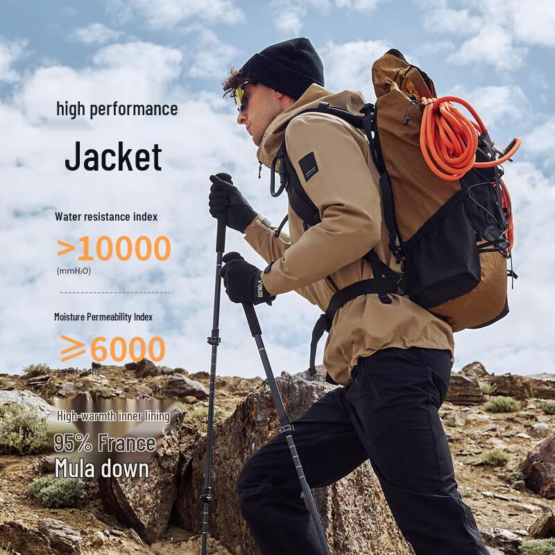 Tanboer Unisex Outdoor Warm 3-in-1 Down Jacket TAF560577A