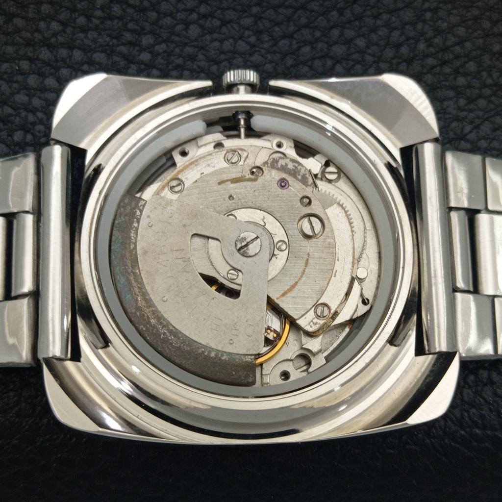 USED ORIENT AUTOMATIC 46943 JAPAN MENS VINTAGE BLACK COLOR DIAL WATCH a702245-5 R123-a702245