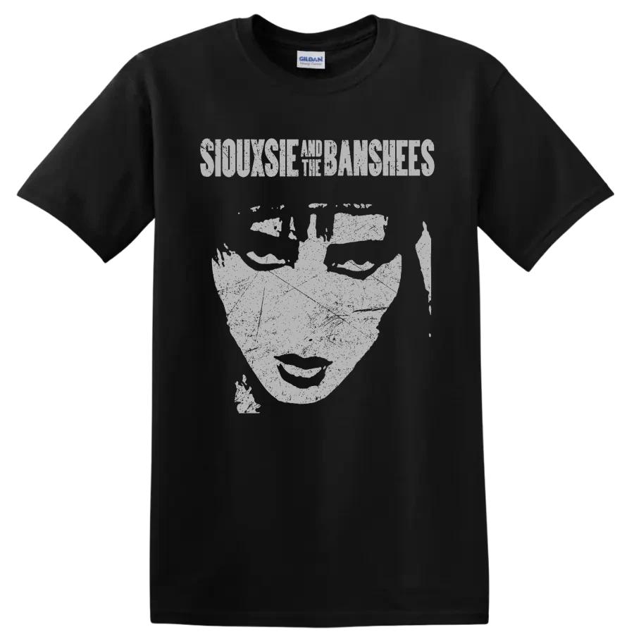 Siouxsie And The Banshees Punk Rock Band T Shirt Gothic Music Fan Gift Top Tee
