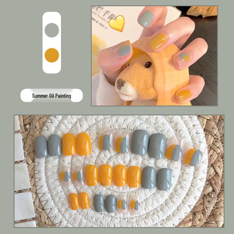 Press-On Removable Fake Nails - Fashionable Manicure Nail Tips