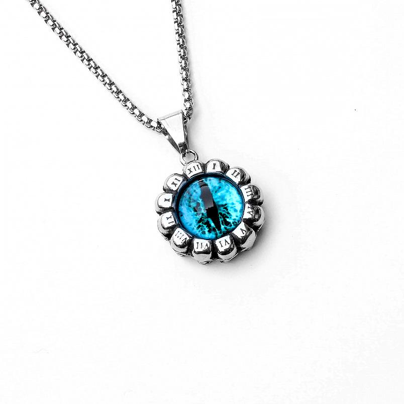 Hip-Hop Zodiac Year of the Snake Pendant: Cobra King Necklace for Men & Women - Stainless Steel Animal Jewelry