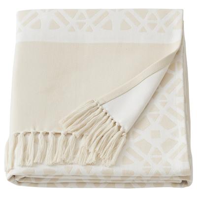 Manta creme, GOKVALLA Throw Off-white,