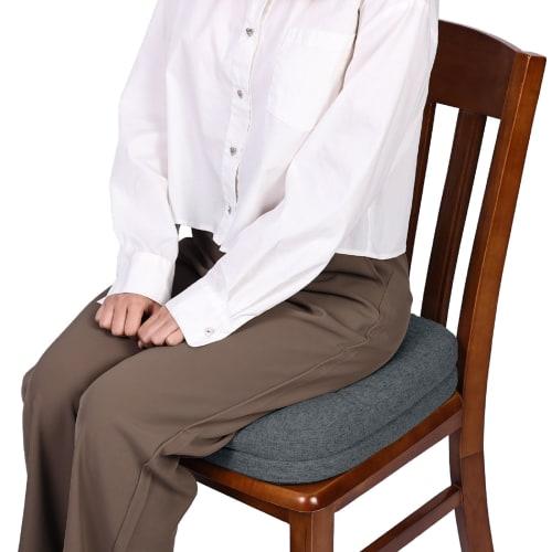 HAVARGO Chair Cushion, Low-Rebound + High-Rebound Dual-Layer Construction, 7cm Thick, Large, Comfortable for Bottom Pain, Horseshoe-Shaped, Non-Slip (