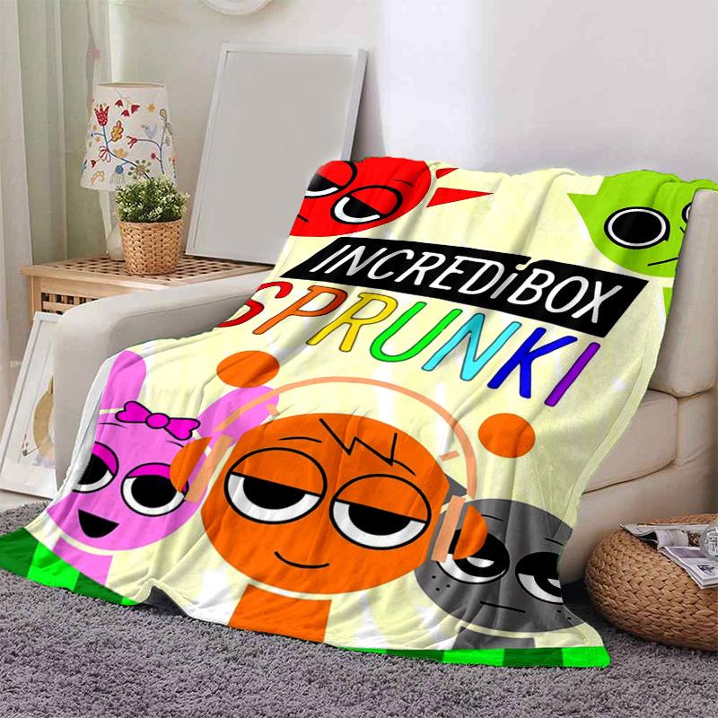 1pc Anime Characters Throw Blanket, Cute Home Decor for Couch, Bed .B057