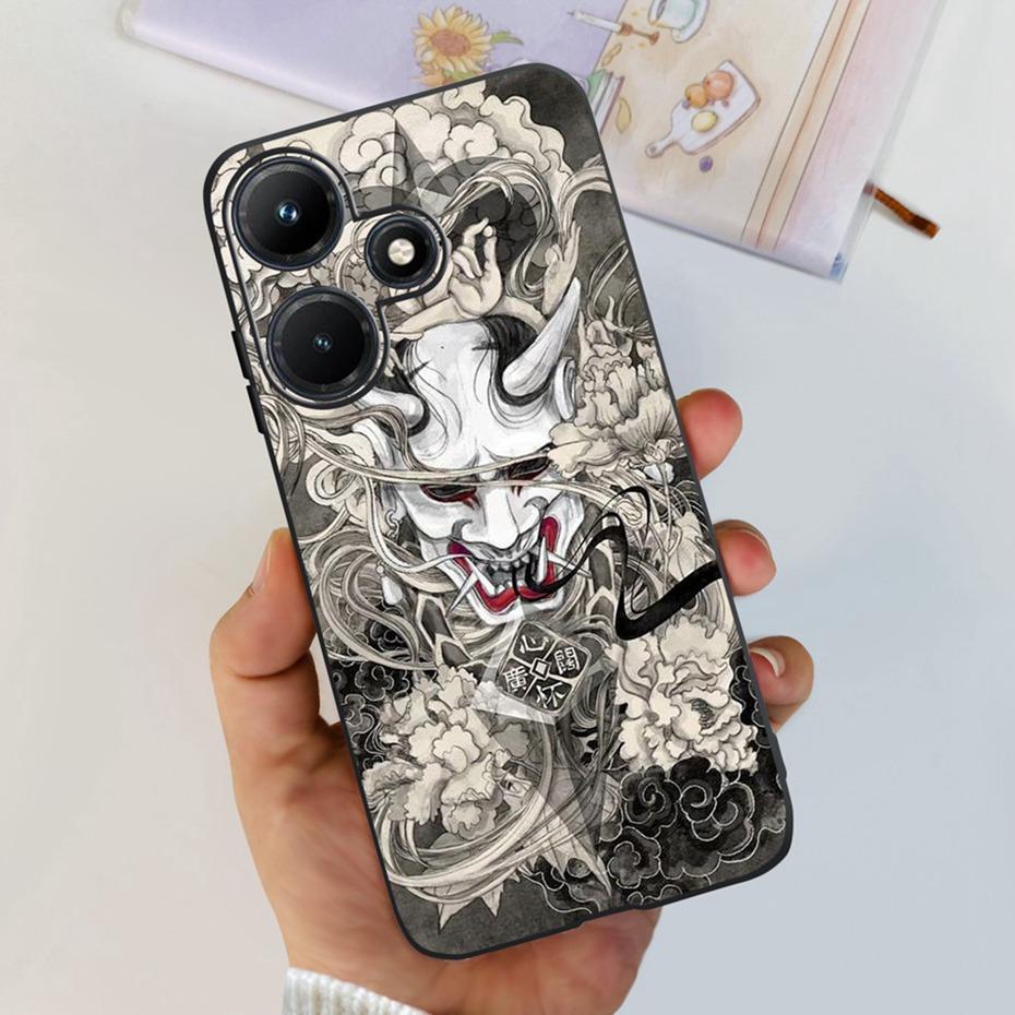 Cute Phone Case For Infinix Hot 30i Hot30 30 Play NFC 2023 Soft Silicone TPU Back Cover For Infinix Hot30i Hot 30 30Play
