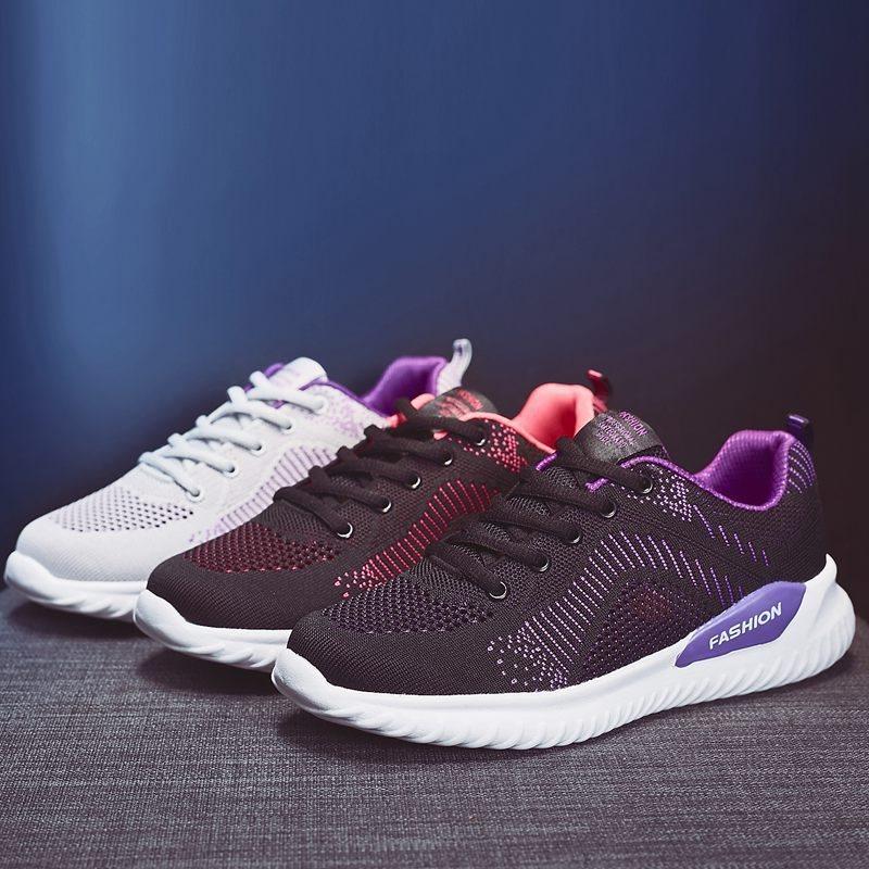 Women's New Fly-woven Mesh Hollow Casual Sneakers