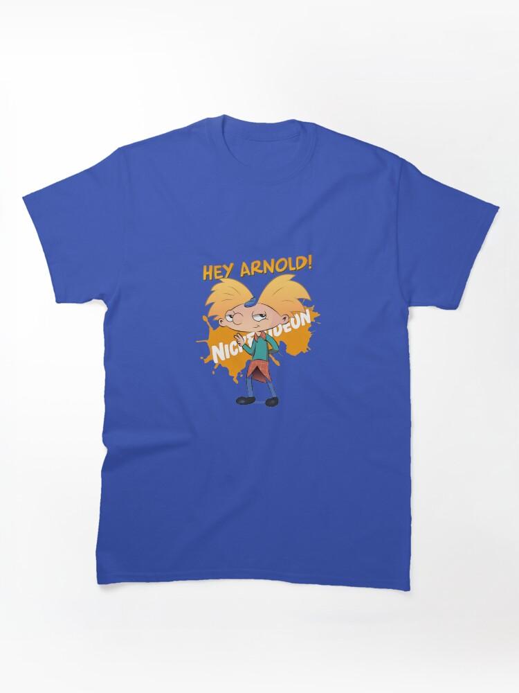 Hey Arnold! Hey Arnold! Nickelodeon Cool Vibe Arnold Unisex T-Shirt-77 Classic Unisex T-Shirt