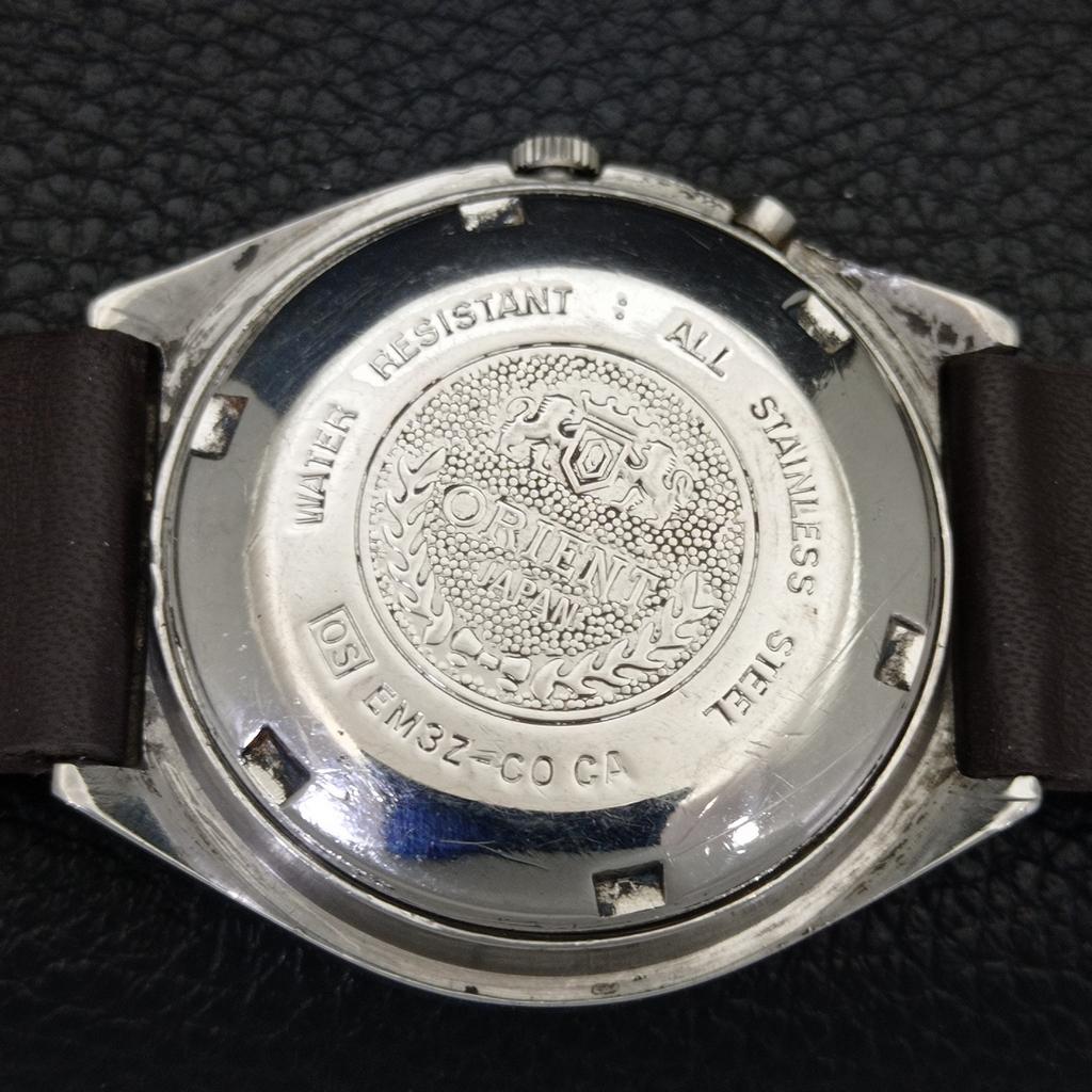 VINTAGE ORIENT CRYSTAL AUTOMATIC 46941 JAPAN MENS ORIGINAL DIAL WATCH A700721-5 R204-a700721