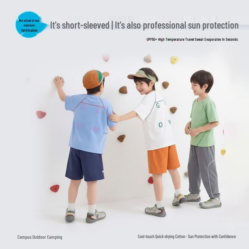 Boys' Quick-Dry Cooling Short-Sleeve T-Shirt