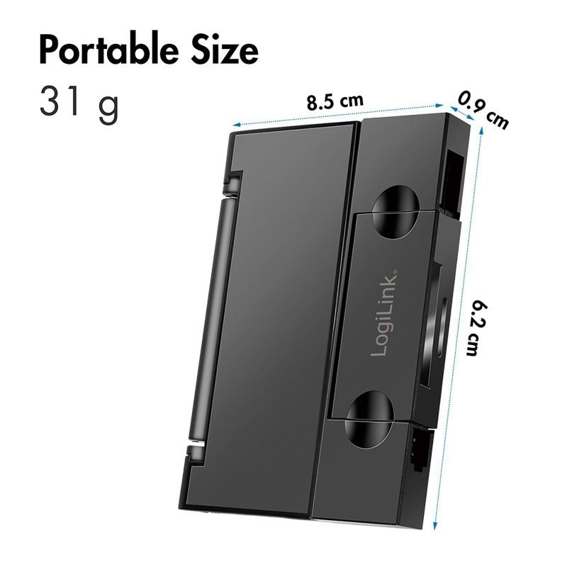 USB3.2 Gen1 card reader for SD/microSD cards