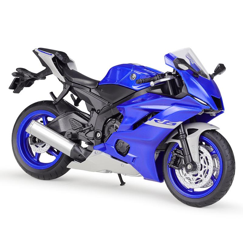 

Welly 1/12 Yamaha YZF-R6 Сплав Гоночный Мотоцикл Модель Литой Металл Уличный Мотоцикл Модель Симуляция Коллекция Детские Игрушки Подарок синий