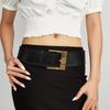 Wide Pu Leather Belt For Women Retro Chic Fashion Accessory For Casual Wear