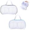 2Pcs Bra Laundry Bag Special Bra Cover For Household Washing Machine Anti-Deformation Underwear Washing Bag with Zipper