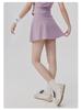 Women's Anti-Glare Tennis Skirt & Breathable Yoga Top Set: Slimming, Waist-Cinching, Casual Sportswear