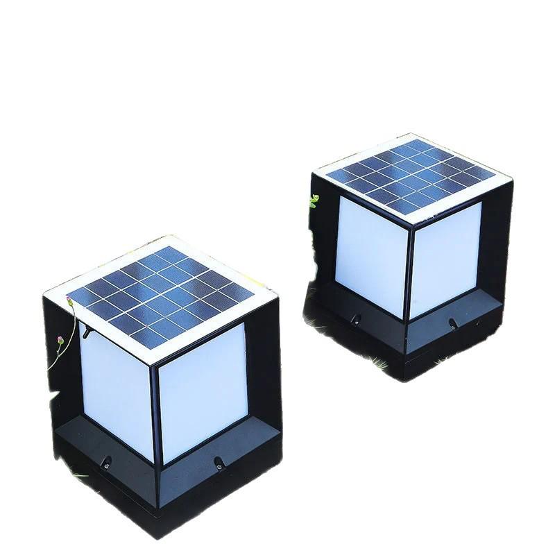 Waterproof Outdoor Solar LED Post Top Light for Gardens and Villas