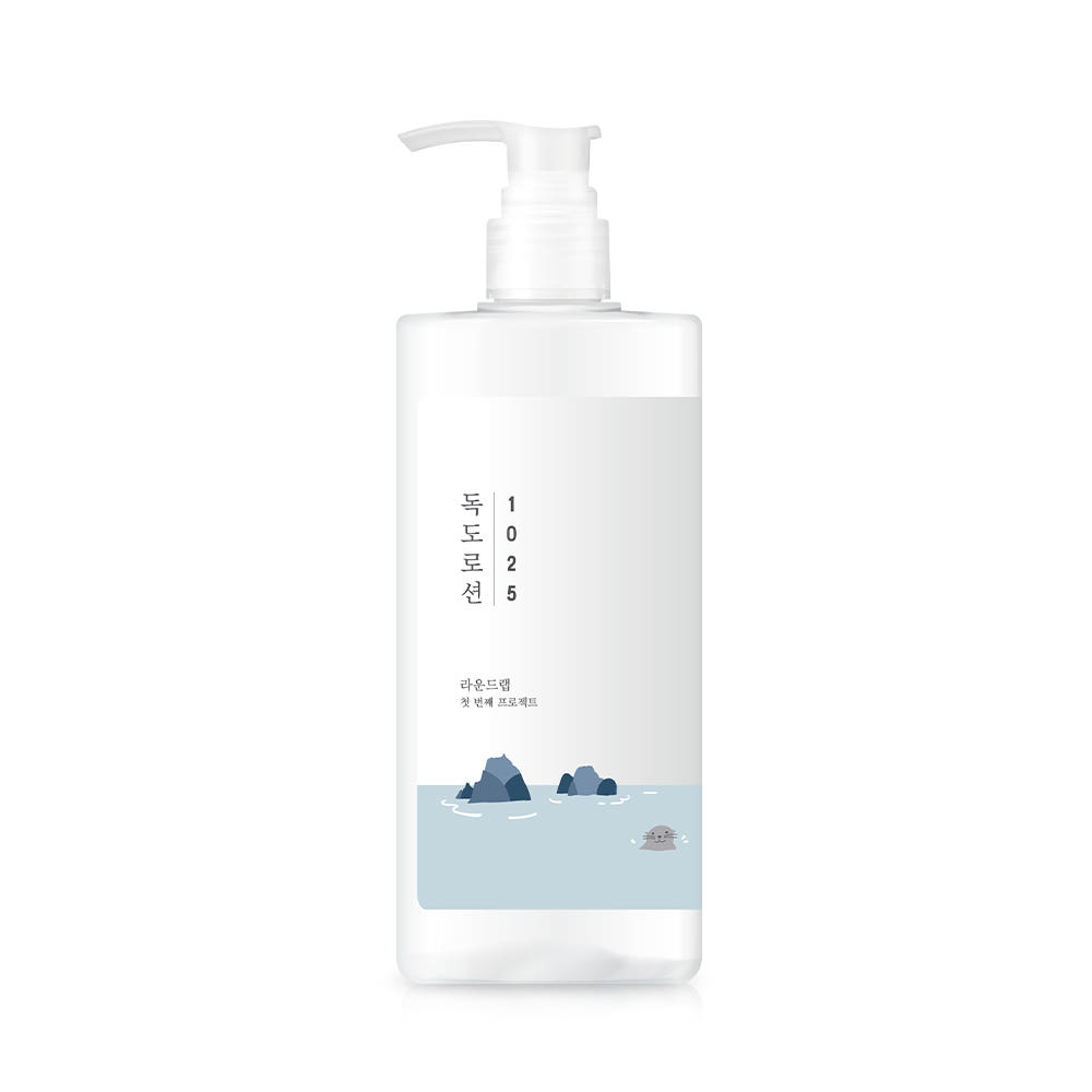 Round Lab 1025 Dokdo Lotion 400ml Large Size Deep Hydration & Moisturizing Face Lotion
