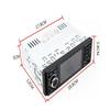 4.1" 1Din Car Radio Audio Stereo Player MP5 USB AUX Touchscreen Bluetooth Remote