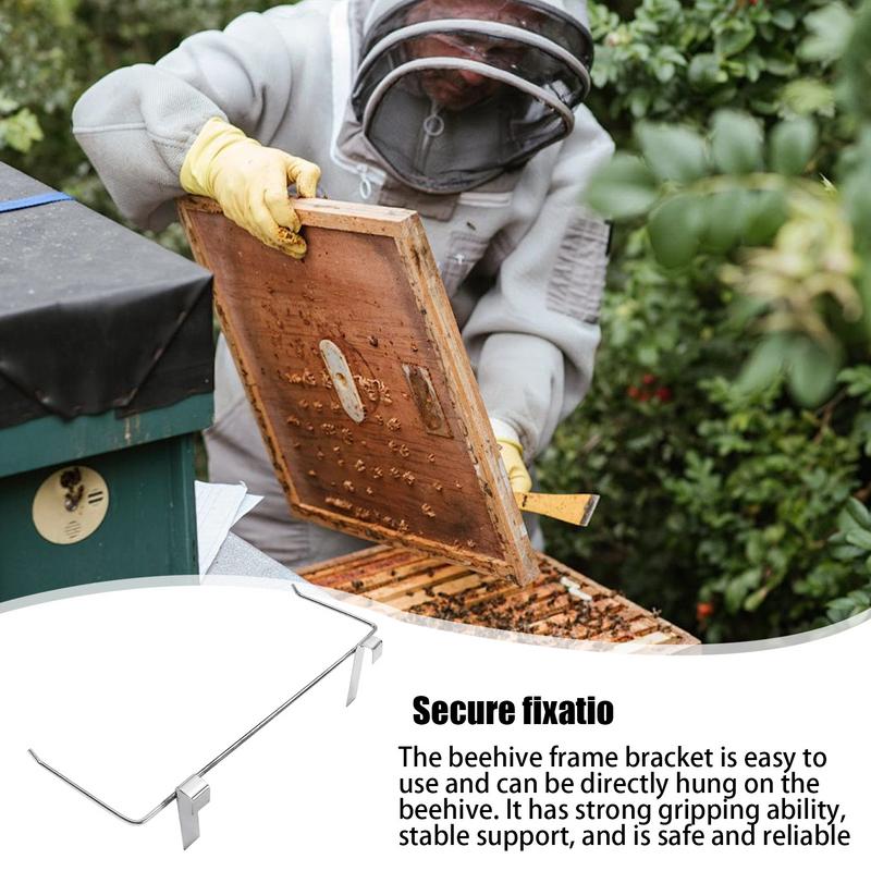 Bee Hive Stand Stable Sturdy Lightweight Stainless Steel Bee Hive Stand Beehive Frame Grip Garden Accessories For Beekeeper