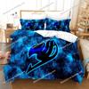 Stampa 3D Anime Fairy Tail Logo Natsu Set Letto Ragazzi Ragazze Misura Singola Queen Copripiumino Federa Letto Bambini Adulti Tessili per la Casa