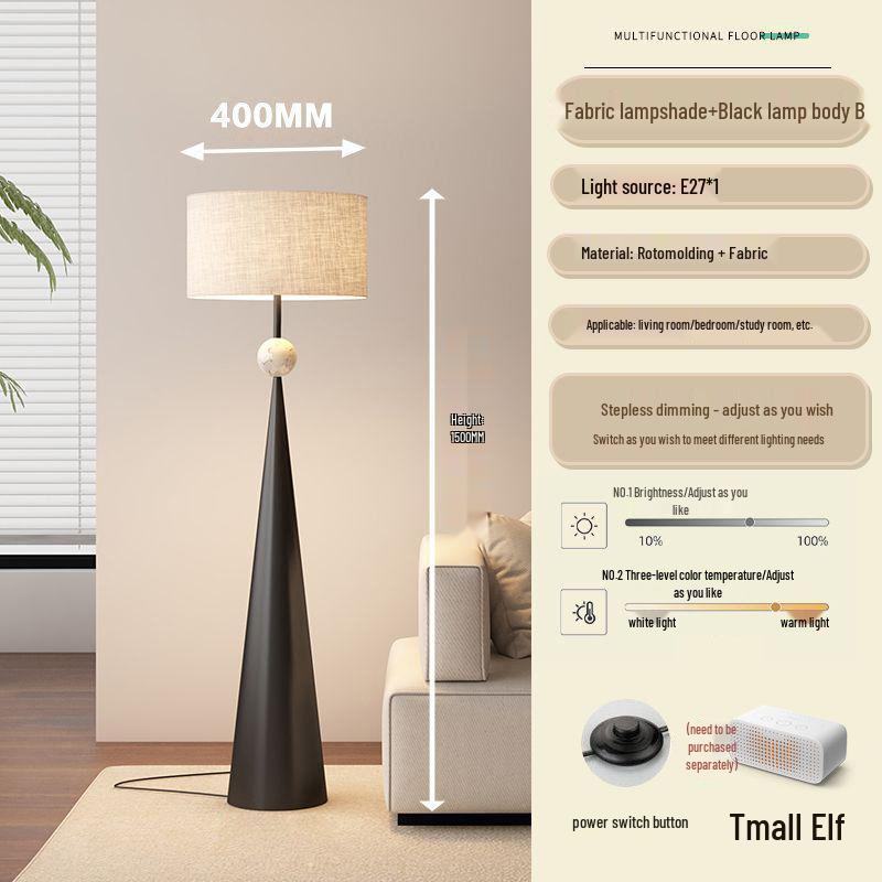 Wabi-Sabi Minimalist Floor Lamp: Modern Atmosphere Light for Living Room & Bedroom