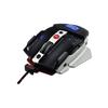 DragonWar Warlord - Black and Grey Ambidextrous Wired Braided Gaming Mouse (1.8 Meter) RGB Backlight - USB 3.0/2.0 with 8