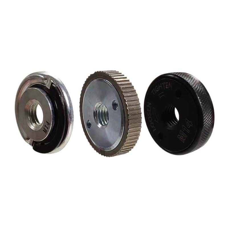 Angles Grinder Flange Nut M14 Self Locking Quick Release Pressure Plate Grinder Part for Cutting Discs Accessories