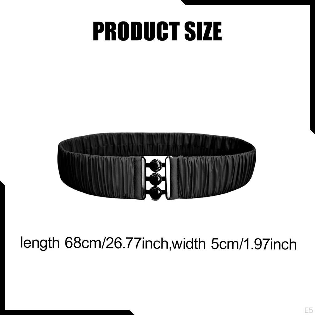 Elastic Waist Belt Casual Elegant Waistband for Winter Outwear Clothes