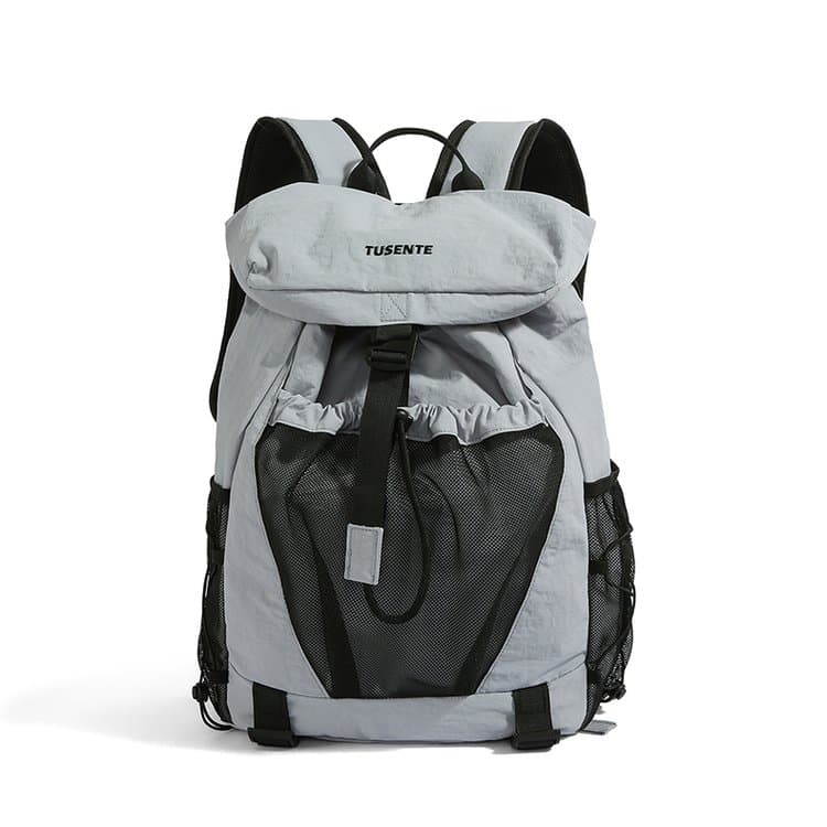 

Contrasting color functional wind outdoor backpack mountaineering backpack синій