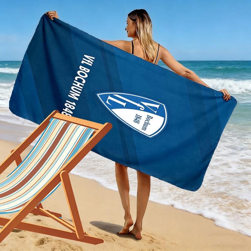Asciugamano da Spiaggia VfL Bochum, Grande Morbido Asciugatura Rapida per Spiaggia Campeggio Nuoto