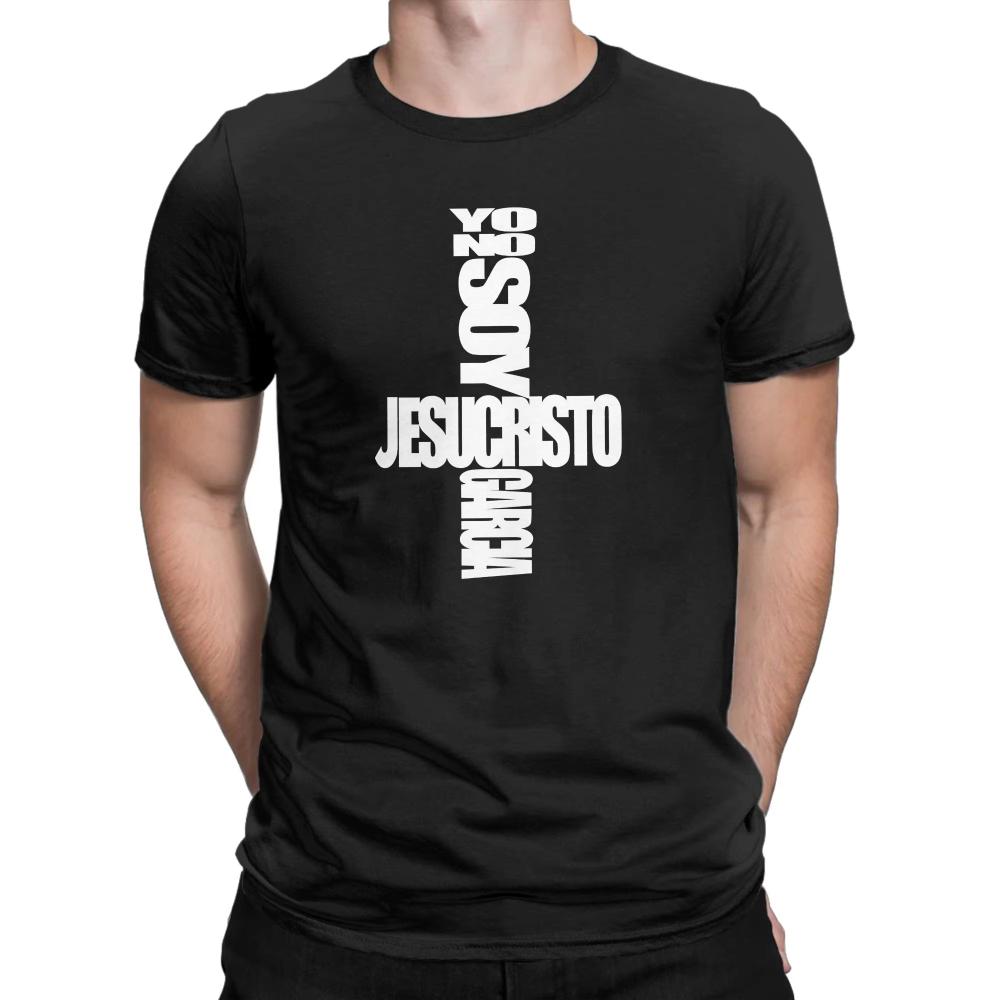 Robe Extremoduro Jesus Christ Dorso T Shirts Cotton TShirts for Men Trendy Cool Print Tee Shirt Short Sleeves Streetwear Tees