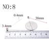 20 Stück Drahtdurchmesser 0,3 mm Mikro Mini 304 Edelstahl Torsionsfeder Für Schmuck