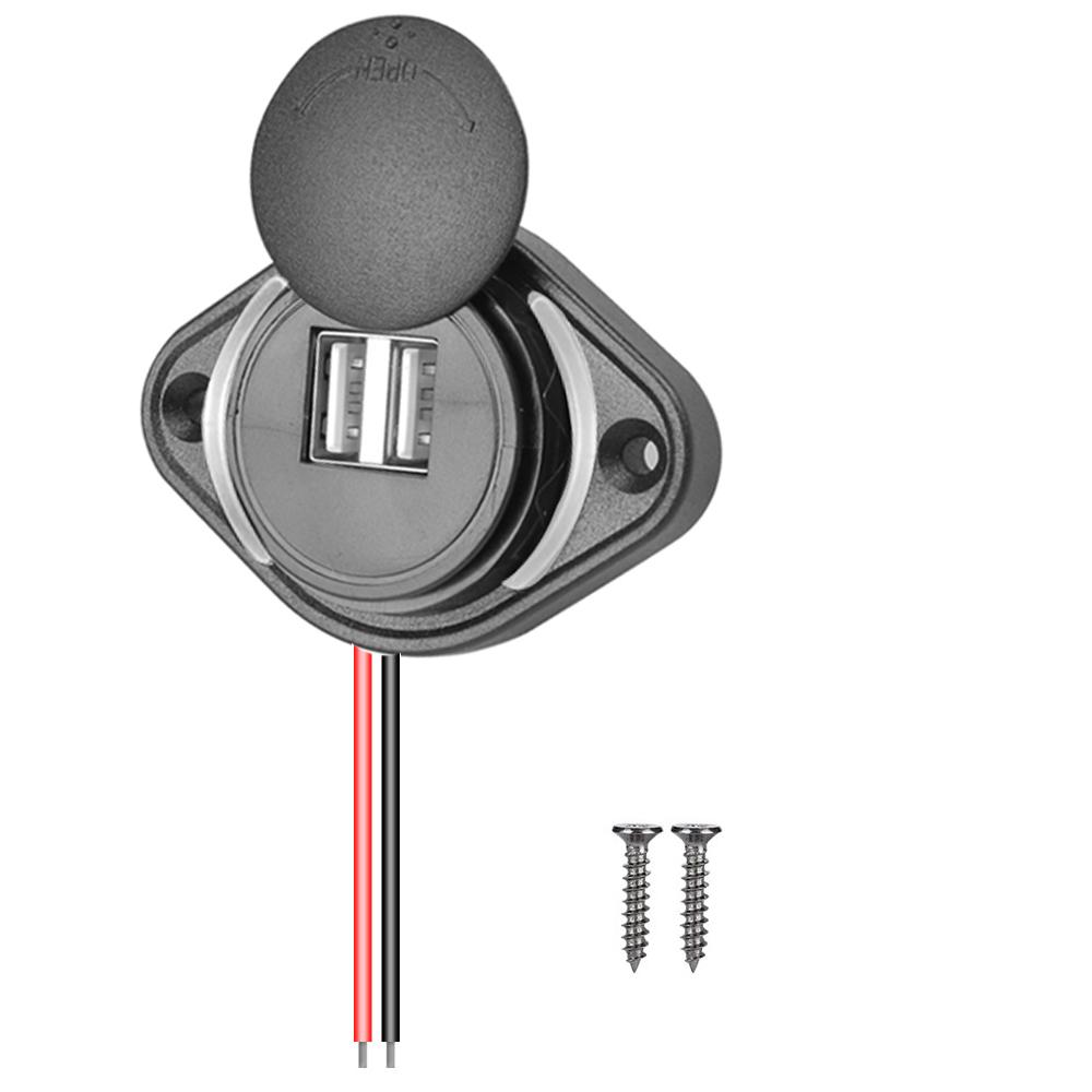 

Двойной USB 3.1A QC3.0 мотоцикл автомобильное зарядное устройство розетка телефон зарядное устройство адаптер панель для автомобиля 12 В 24 В лодка автобус кресло водонепроницаемый