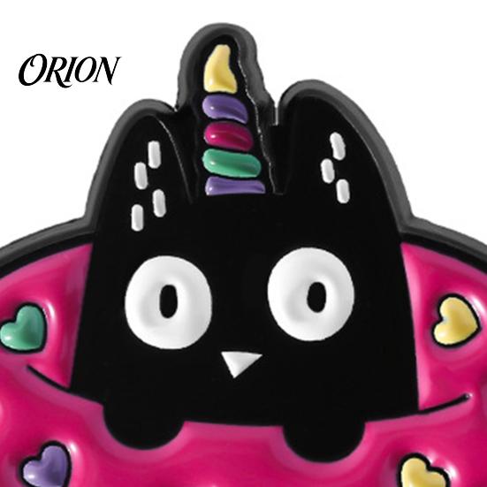Long-lasting Brooch Black Cat Themed Brooch, Anti-Rust Lightweight Lapel Pin, Cartoon Jewelry Accessories for Clothing Bag Decoration Party