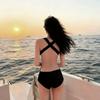 1111 One-piece Swimsuit for Women, Quick-drying, Slim and Thin, Pure Desire for Wind, Seaside Vacation, Hot Spring Swimsuit, Advanced Sense