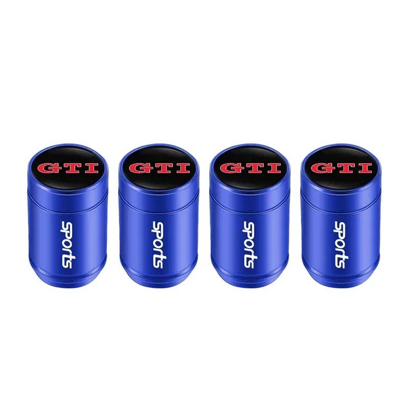 

80% Hot Car Styling Metal Car Tire Valve Caps Dust Prevention Accessories For GTI Volkswagen Polo R-Line Passat Lavida R T-RO