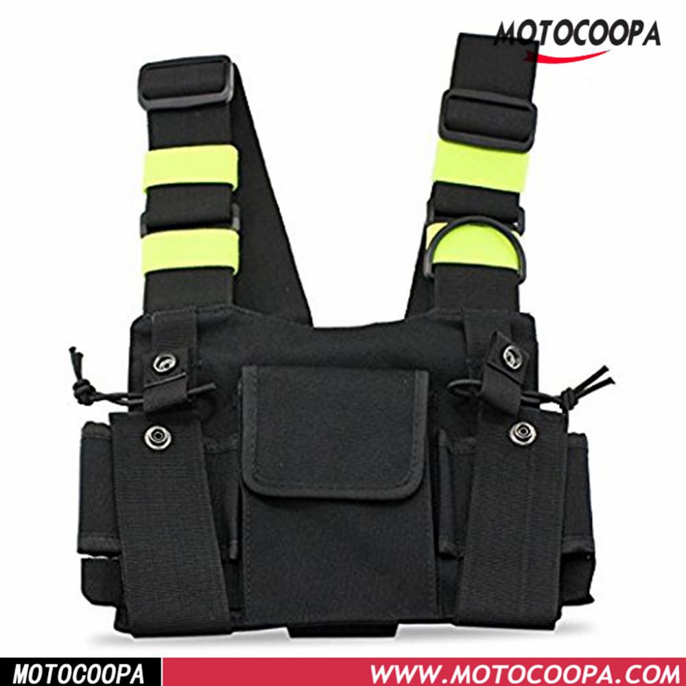 Top-Selling Tactical Walkie-Talkie Chest Pack with Dual Straps, Front-Hanging Design, and Kettle Holder for Outdoor Rescue Security Duty