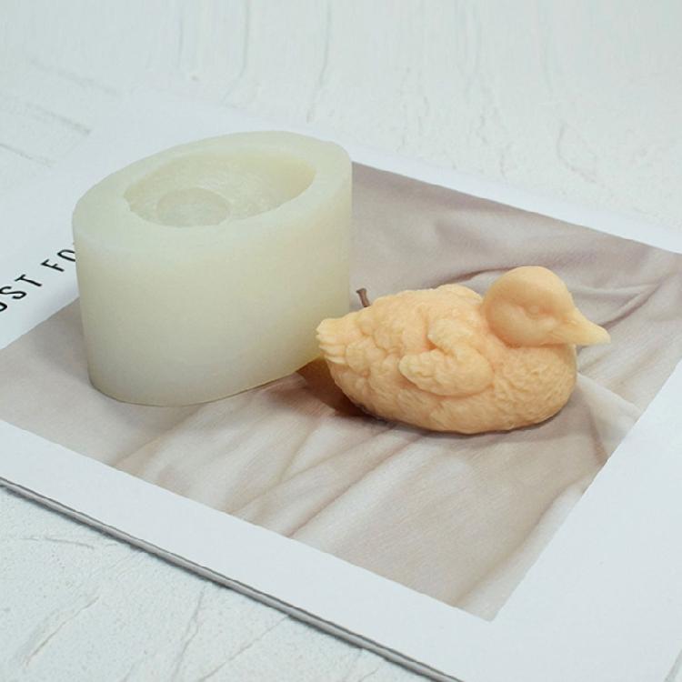 Swimming Duck Shape Silicone Molds Table Ornament Mould DIY Crafts Plasters Mold
