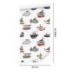 Colorful Ships Vehicles Wallpaper for Living Room and Bedroom 50x1000