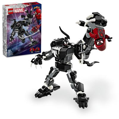 LEGO Super Heroes Venom Mecha Suit and Miles Morales Showdown Toy Toy Present Birthday Block Educational Christmas Boys Girls Children 6 Years Old 7