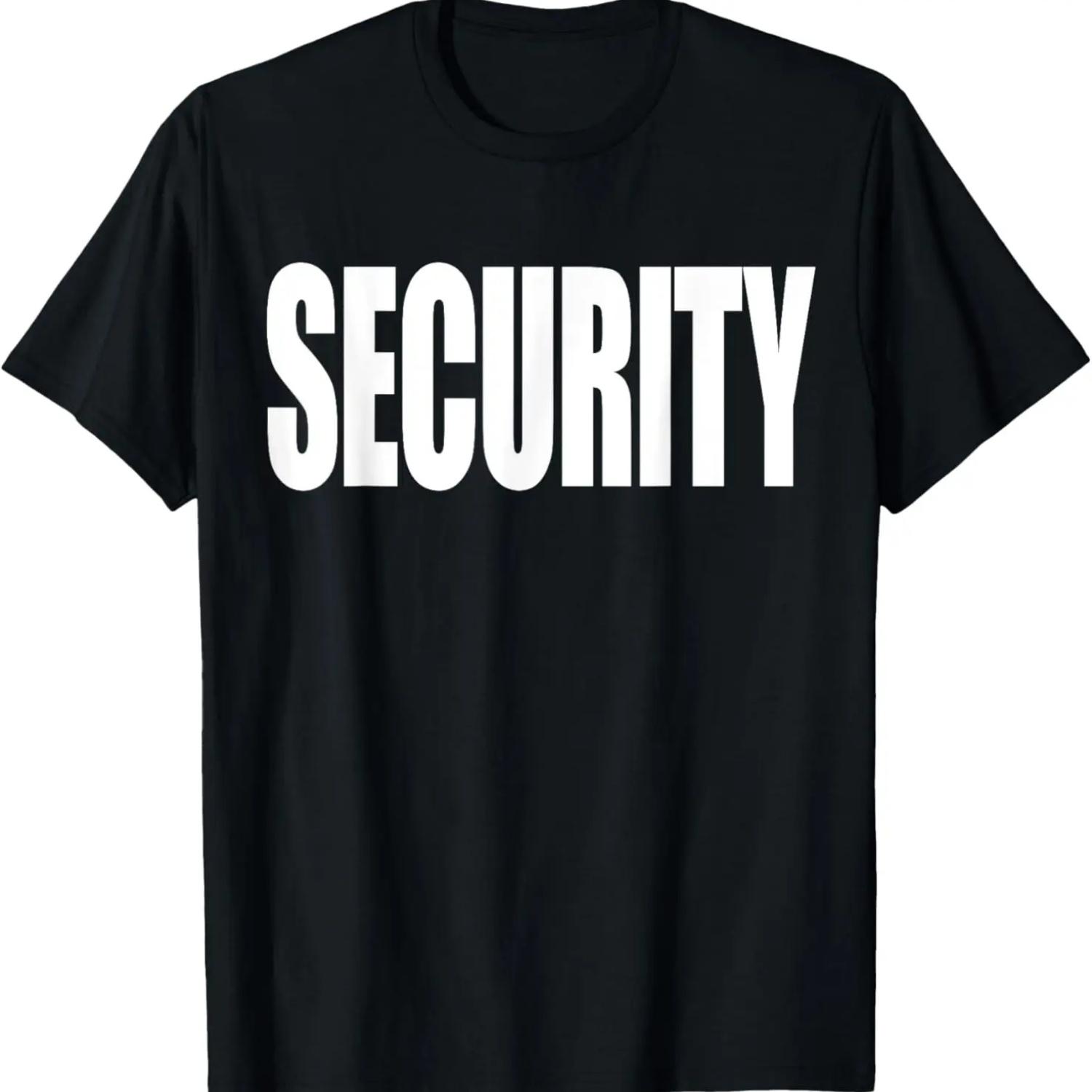 

Security Halloween Costume Party Funny Cute T-Shirt S чёрный