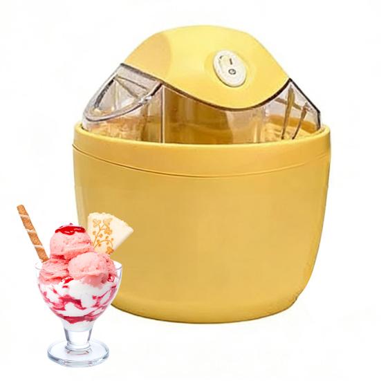 Ice Cream Making Machine Electric One-Touch Ice Cream Maker for Homemade Ice Cream Sorbet Yogurt Easy To Clean Family Dessert Maker Kitchen Essential