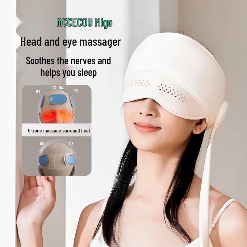 MEEE GOU Smart Head and Eye Massager MKG305 CN Plug (adapter Included)