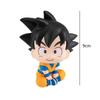 2pcs Anime Dragon Ball Z Look Up Goku Vegeta Action Figure Doll Figurine Q Version Kawaii PVC Model Statue Collection Gift Toy