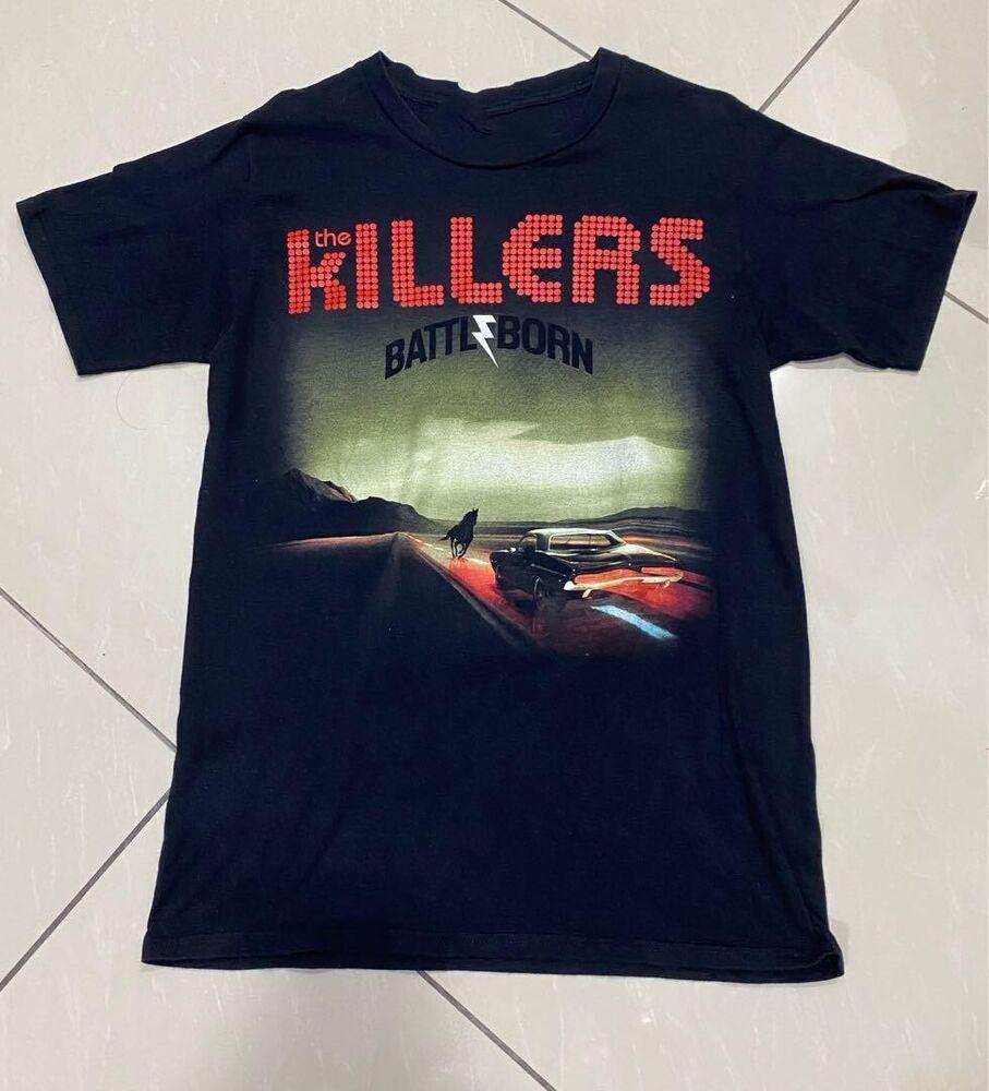 Vtg The Killers Band Battleborn Cotton Black Unisex All Size Shirt DI089 Unisex T-Shirt XXXXL