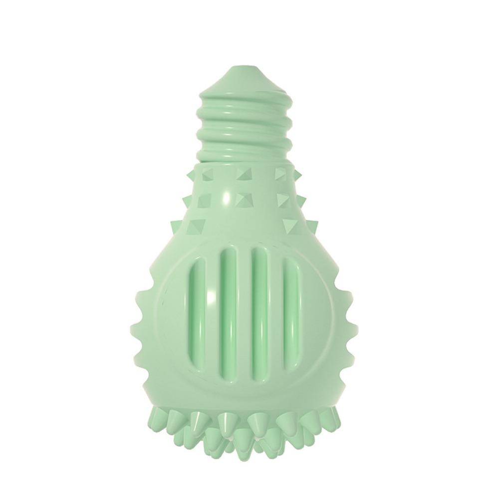 Pet Interactive Supplies Bulb Shape Pet Funny Creative Dog Sounding Ball Durable Glowing Pet Chew Grinding Teeth