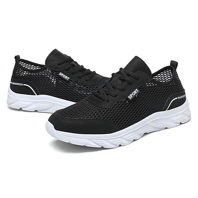 Men S Plus Size Sneakers Mesh Breathable Running Shoes Outdoor Casual Non-Slip Men S Shoes Lightweight Comfortable Men S Shoes 41