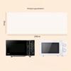 1Pcs Waterproof Microwave Dust Cover with Storage Pocket Top Dust Cloth New Oven Cover
