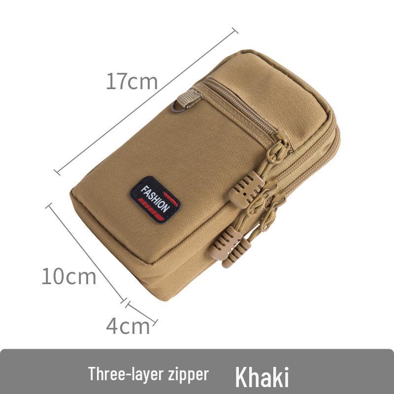 Riñonera Oxford Impermeable 2021 - Soporte para Teléfono en Cinturón para Hombre de 6.5" con Mosquetón para Correr al Aire Libre