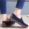 Slip-on Women Genuine Leather Loafers Casual Walking Shoes Elastic Ladies Working Driving Shoes Mother Shoes